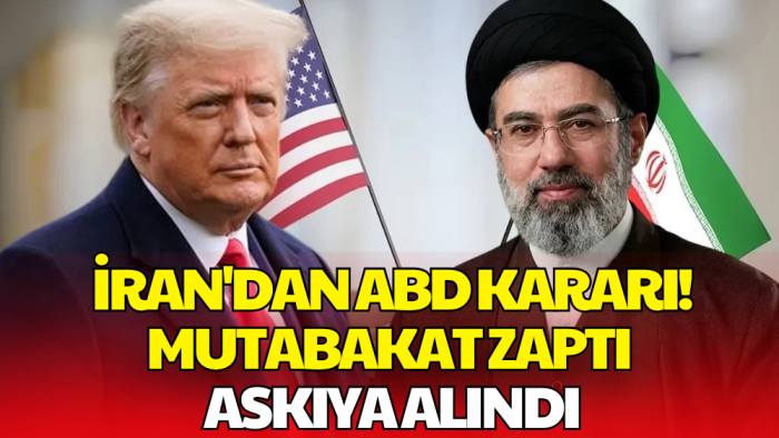 İran'dan ABD Kararı! Mutabakat Zaptındaki Yükümlülükler Askıya Alındı